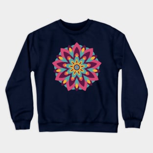 mandala of love and flowers Crewneck Sweatshirt